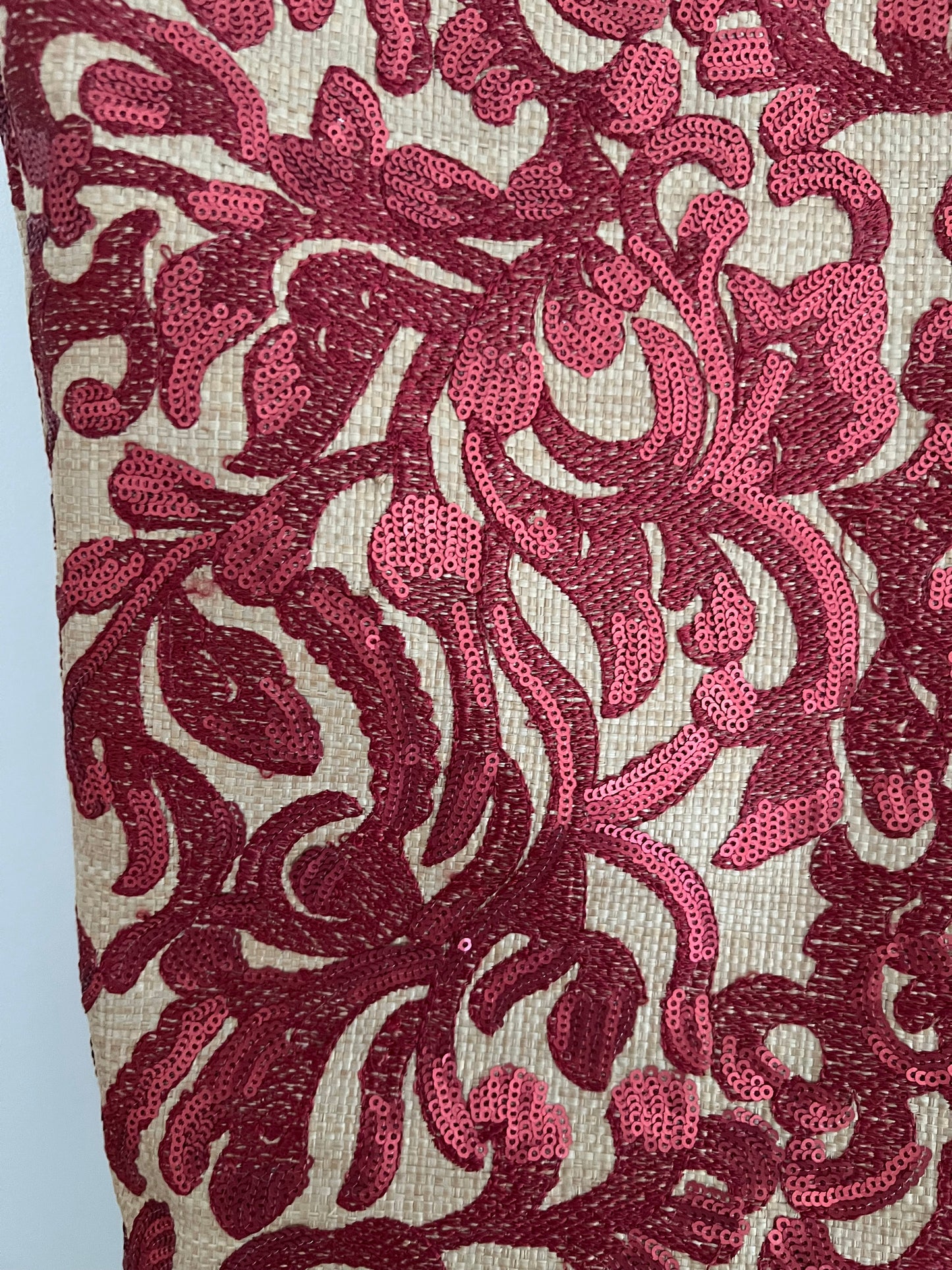 Tote Rafia Rojo