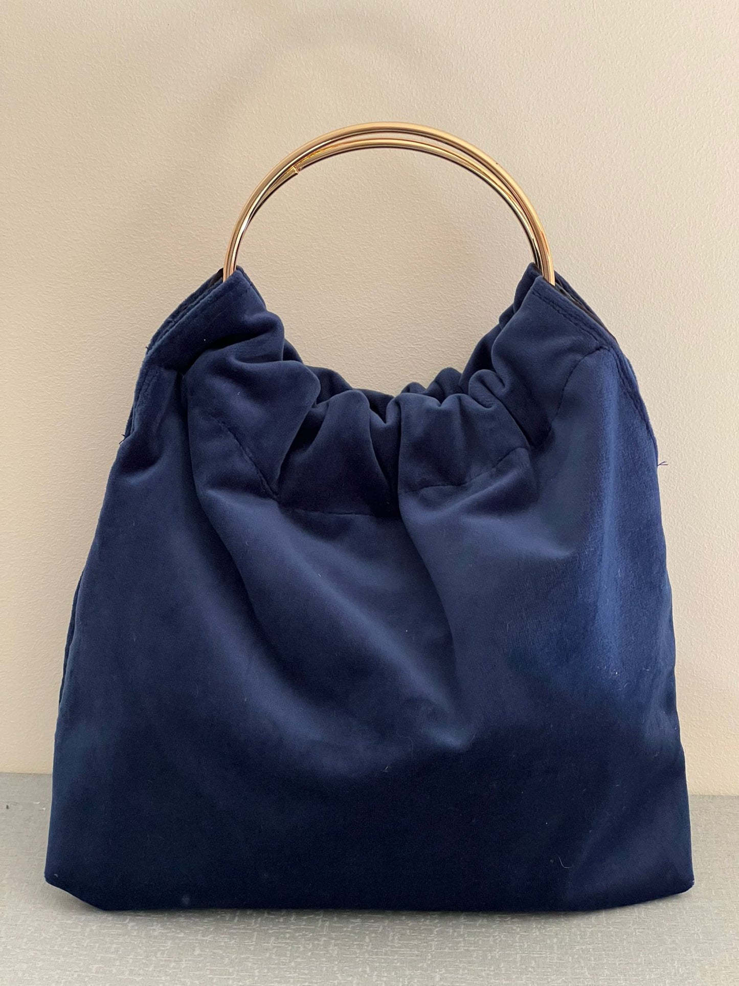 Gabino Terciopelo Azul Oscuro