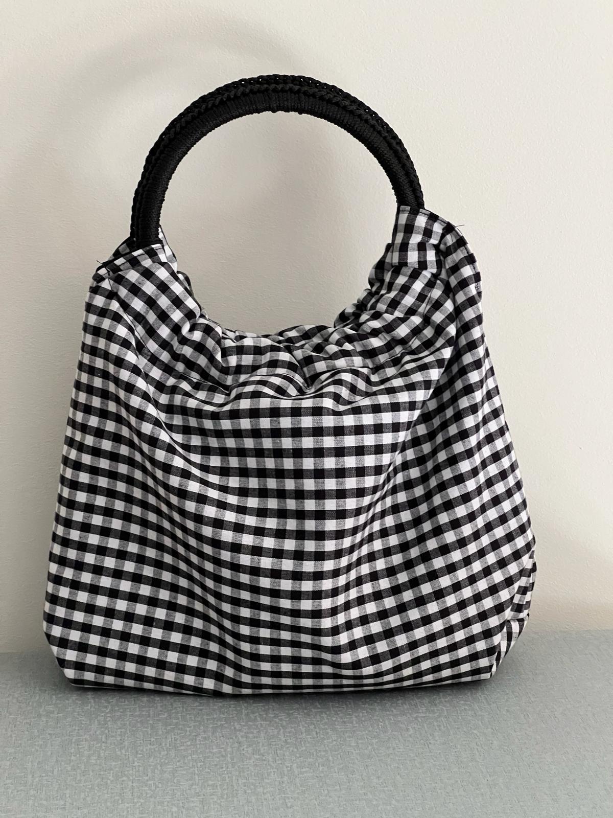 Botánico Vichy Negro y Blanco