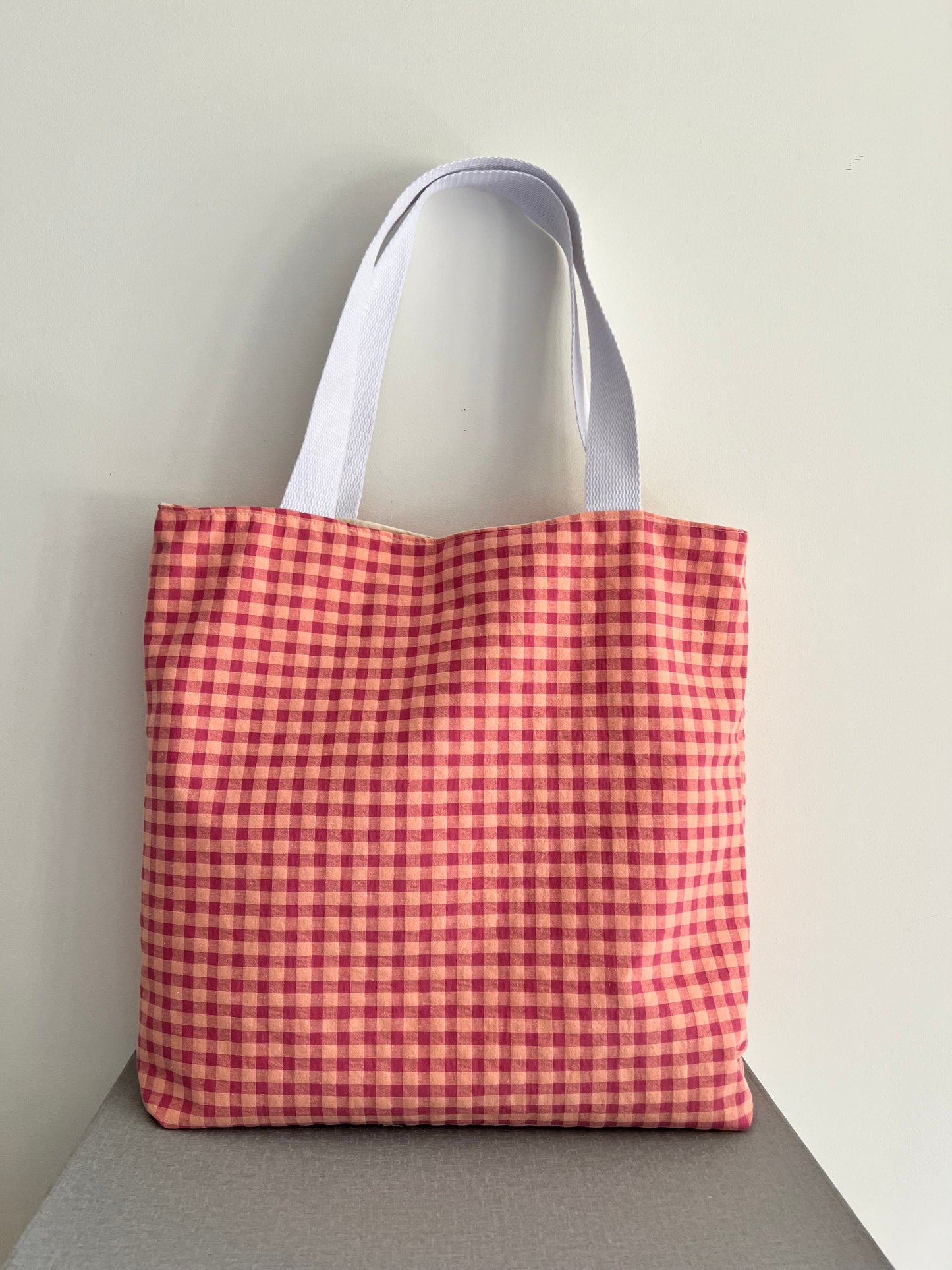 Tote Bag Vichy Rosa